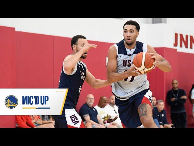 Trayce Jackson-Davis MIC'D UP for USA Basketball Scrimmage