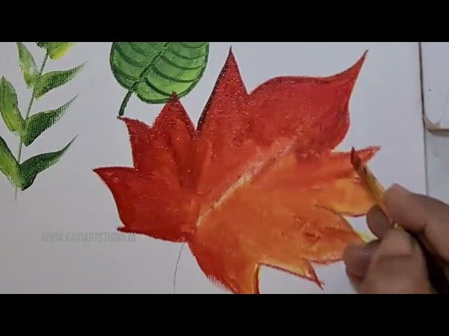 Acrylic Paintinting Color Merging Techniques in  Online Art Classes | Kavi Art Studio