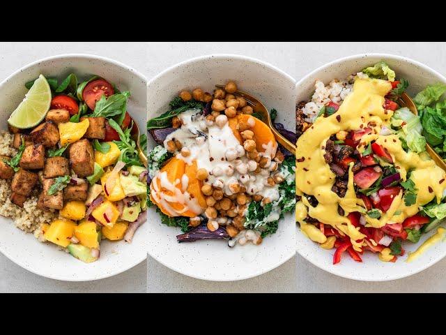 BALANCED BOWLS / whole food plant based (full recipes)