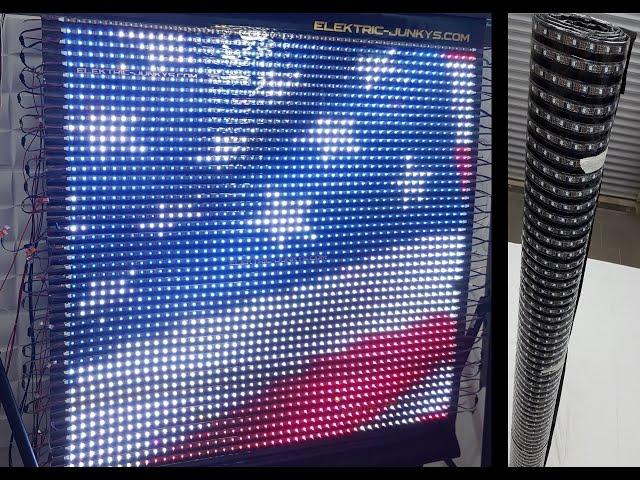 How to Make Flexible LED Display | WS2815 Do it Yourself Kit T300K elektric-junkys