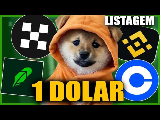 URGENTE! DOG GO TO THE MOON LISTAGEM OKX E BOMBA! COINBASE E BINANCE +PROXIMA! MEME BITCOIN - RUNES