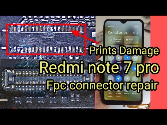 Redmi note 7 pro no display solution || Fpc connector repair