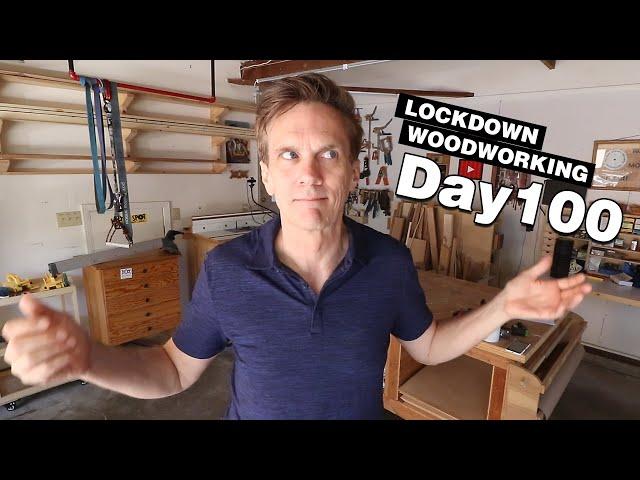 Brewing up 3 new projects. And let's design a shoeshine box. | LOCKDOWN WOODWORKING Day 100