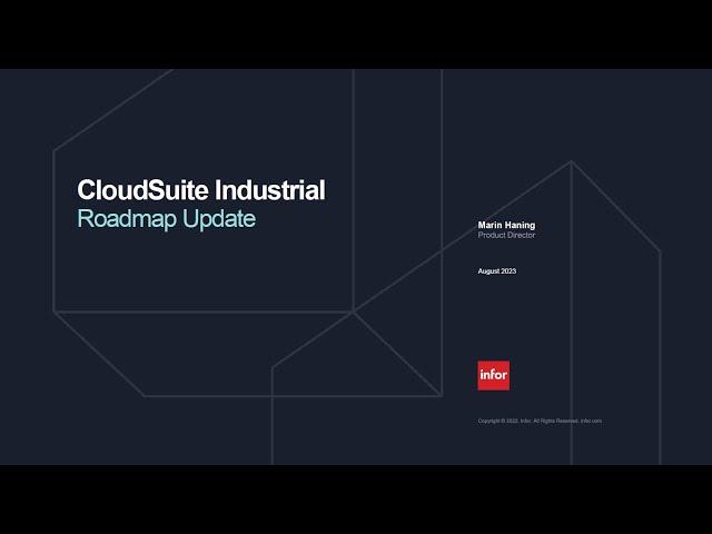 Decision Resources, Inc. - The Future of CloudSuite Industrial Presented by Infor