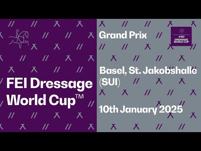  LIVE | Grand Prix I FEI Dressage World Cup™ 2024/25 Basel