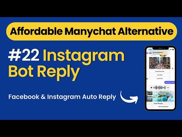 Affordable Alternatives to ManyChat : Closing Pilot Chatbot Tutorial  Instagram Bot Reply #21