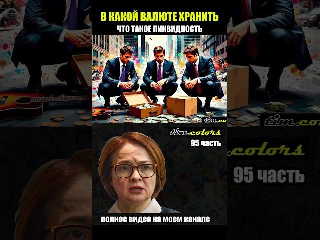 В чем хранить свои сбережения , в какой валюте ? Что такое ликвидность ?