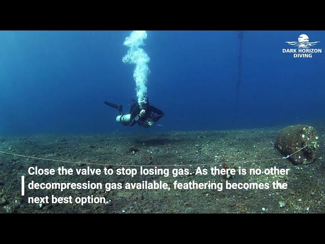 Sidemount / Tech Diving Skills 12 - How To Feather Decompression Gas - Dark Horizon Diving