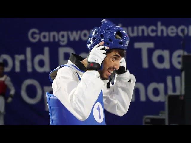 Men pair team QF Afghanistan Mohsen Rezaee & Omid Sahak vs Team Korea Ryong Woo Lee & Young Hwan Kim