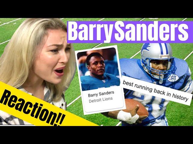 New Zealand Girl Reacts to BARRY SANDERS TOP 50 PLAYS IN THE NFL