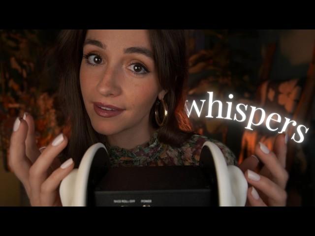 ASMR | Ear Attention and Up-Close Whispers  for sleep & relaxation 