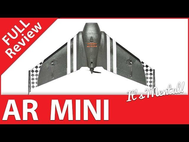 AR Mini FPV Wing Review - 600mm / 24" Moulded Black EPP Wing