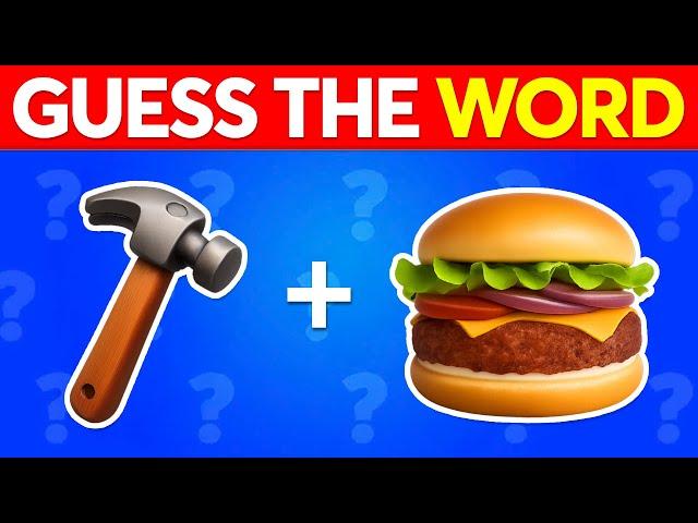 Guess The WORD By Emojis  Emoji Quiz | Mouse Quiz