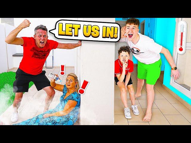 LOCKED OUT *PRANK* ON PARENTS!!