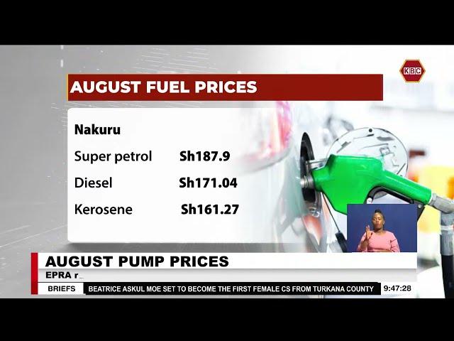 EPRA I Fuel prices remain unchanged