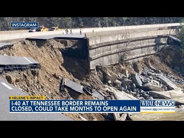 Latest on Western North Carolina: I-40 closure near NCTN line will last months, says Pete Buttigieg