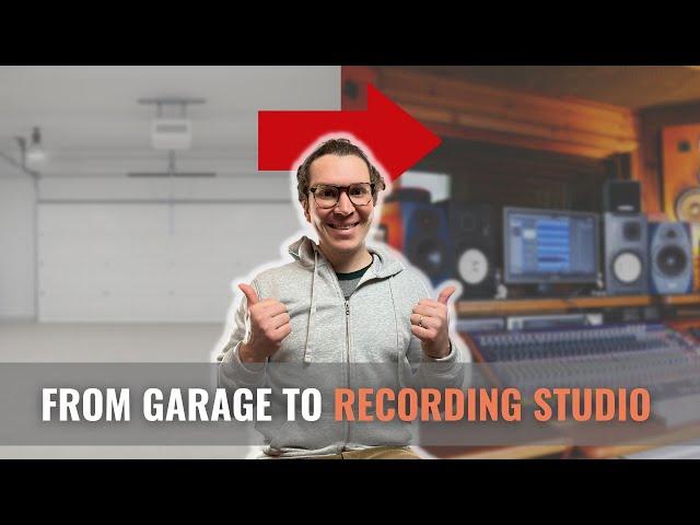 How To Build A Recording Studio In A Garage