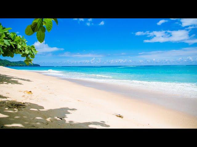 10 hrs Ocean Waves and Peaceful Music for Relaxation and Sleep, Healing Waters, 444Hz, Key of David