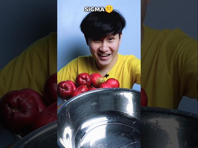SIGMA JAMBU! #food #asmr #mukbang #buah #jambu