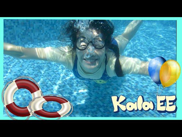 游泳 | 泳池水池玩水 | Learning from swimming & water play with Kala EE | 親子運動 | 廣東話教學 | 兒童中文學習