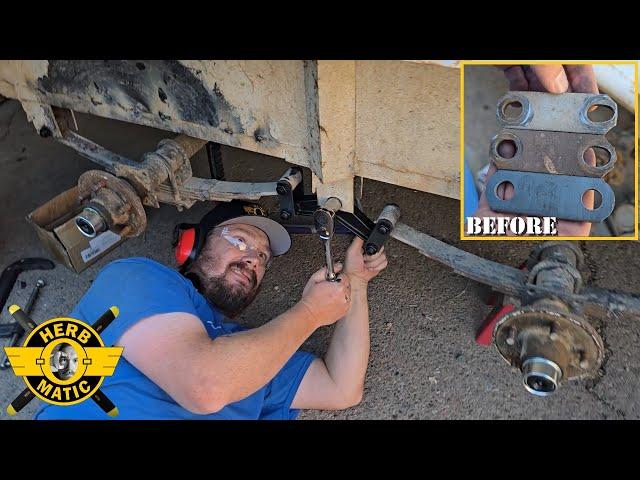 Rebuild Trailer Suspension for $50 | Quick and Easy!