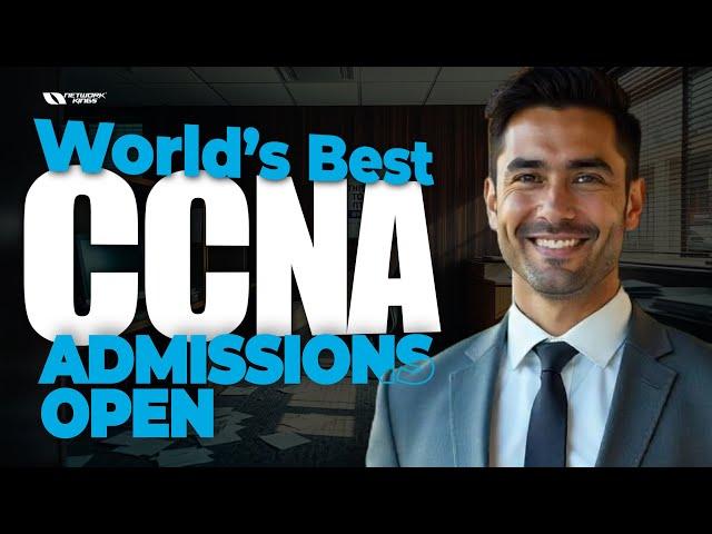 CCNA Day-1 Class with Network Engineer | Admissions Open