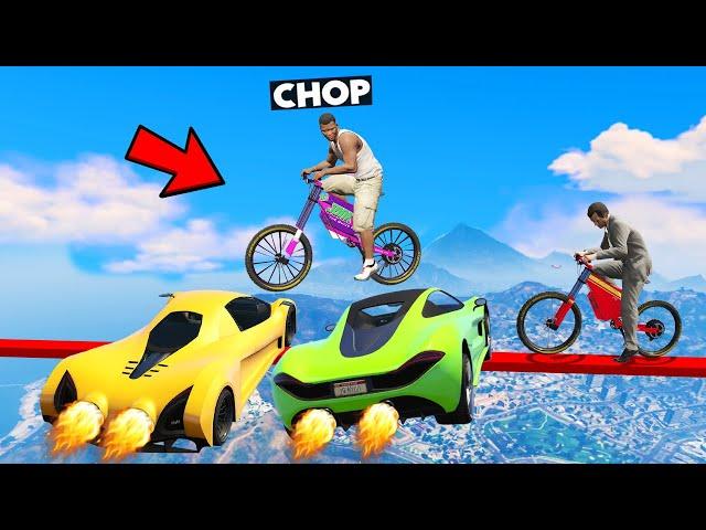 GTA 5 CHOP AND FROSTY PLAY BANSHEE VS BIKERS CHALLENGE