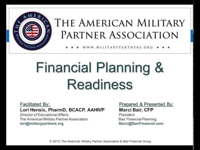 Financial Planning & Readiness Webinar for LGBT Military Spouses & their Families