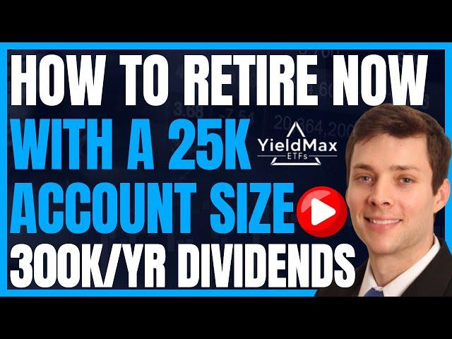 How To Retire Now With A Smaller Account Size Using Yieldmax Dividends & ETFs Like TSLY (TSLA) #FIRE