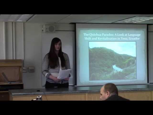 Anthropology Senior Thesis Symposium Winter 2014--Session 1