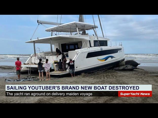 YouTuber's BRAND NEW Yacht Destroyed on Beach | SY Clips