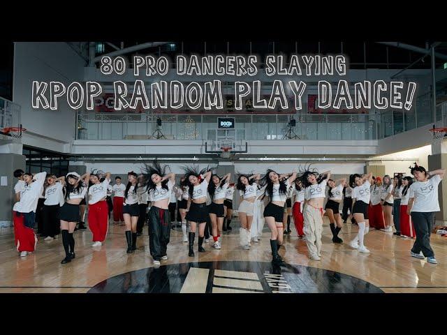 80 PRO DANCERS SLAYING KPOP RANDOM PLAY DANCE !! [KPOP IN PUBLIC] 4+4 =