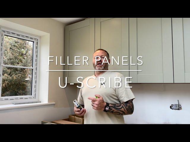 Kitchen - Filler Panels With U-Scribe