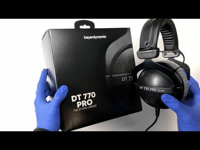 Beyerdynamic DT 770 PRO Headphones Unboxing - ASMR