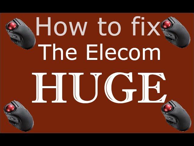 Elecom Huge = Gaming TRACKBALL? Bearing replacement / fix / swap