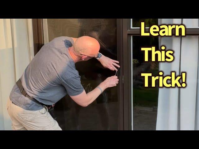 How to Re screen a sliding patio door - Easiest Method