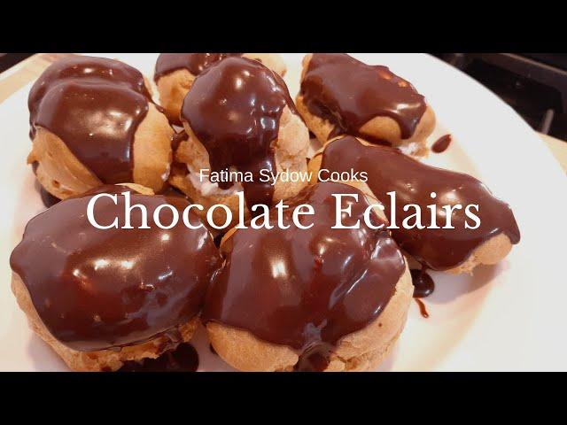 HOW TO MAKE CHOCOLATE ECLAIRS