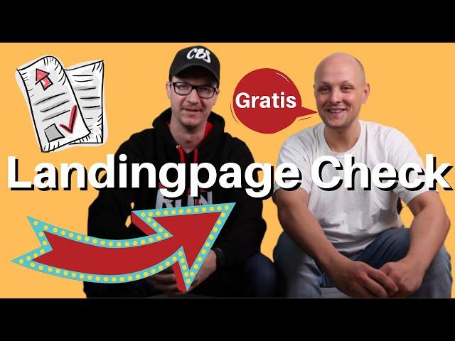 5 TIPPS zum LANDINGPAGE OPTIMIEREN und KOSTENLOSER LANDINGPAGE CHECK