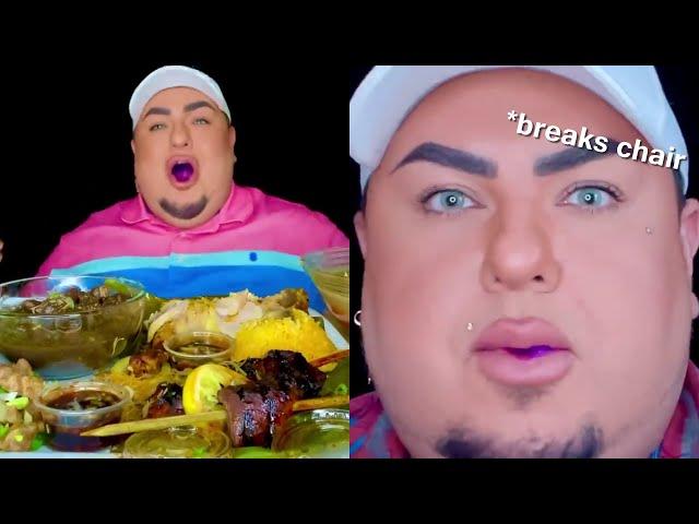 BIG GUY APPETITE  and his INSANE reactions on FILIPINO foods!!