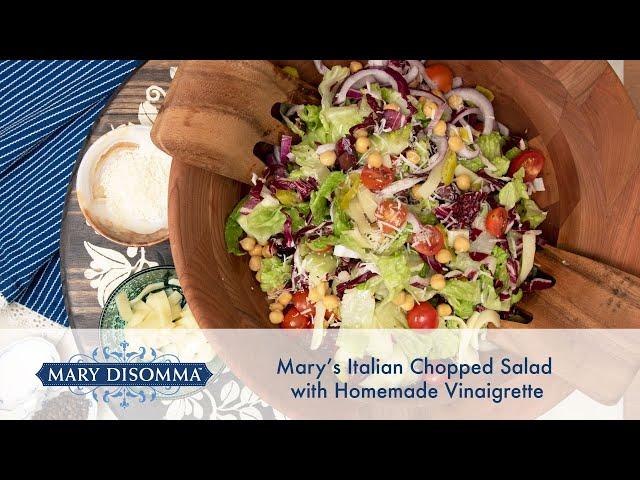 Mary’s Italian Chopped Salad Recipe with Homemade Vinaigrette | Mary DiSomma