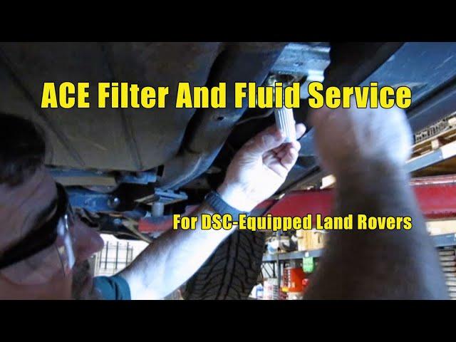 ACE / Dynamic Response System Service on Range Rover Sport Supercharged