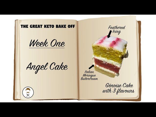 KETO Angel Cakes!  || The Great British Bake Off 2019 || The Keto Kitchen