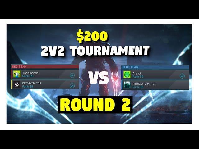 2v2 Tournament Round 2 - Geth/Todd vs Rock/Arenti