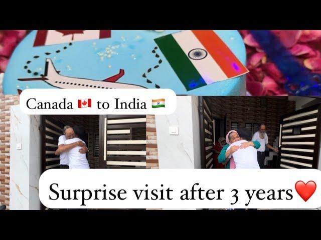 "Heartfelt Surprise️: Visiting Family in India (Punjab) from Canada After 3 Years!"