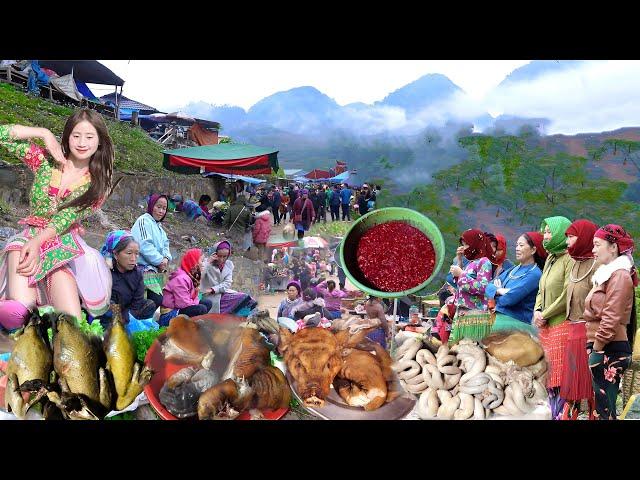 Phiên chợ vùng cao vô cùng mộc mạc và hoang sơ