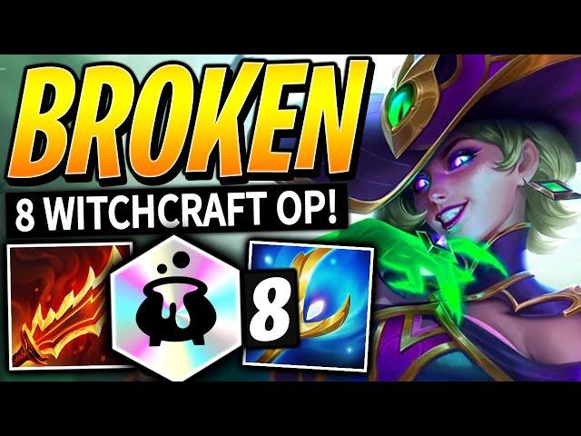 UNLEASH THE FROG CURSE!  8 WITCHCRAFT COMP BREAKS TFT! - Unstoppable STRATEGY in Patch 14.20B!