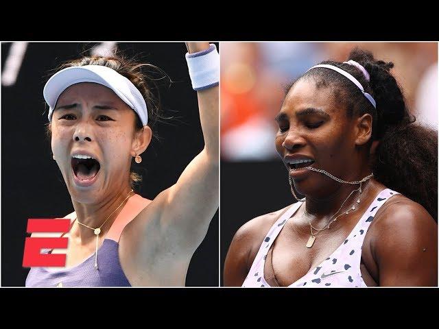 Qiang Wang stuns Serena Williams in 3-set thriller | 2020 Australian Open Highlights