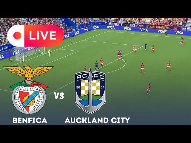 Benfica vs Auckland City - Pes 21 Gameplay | Club World Cup 2025 | Realistic Simulation