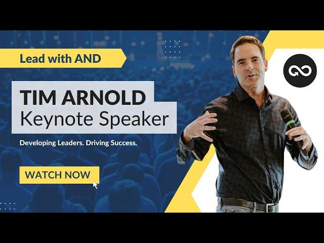 Tim Arnold, Keynote Speaker
