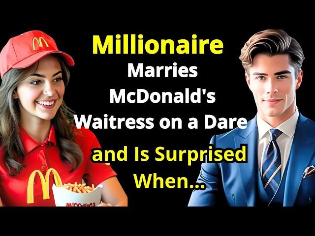 Millionaire Marries McDonald's Waitress on a Dare and Is Surprised When   ,